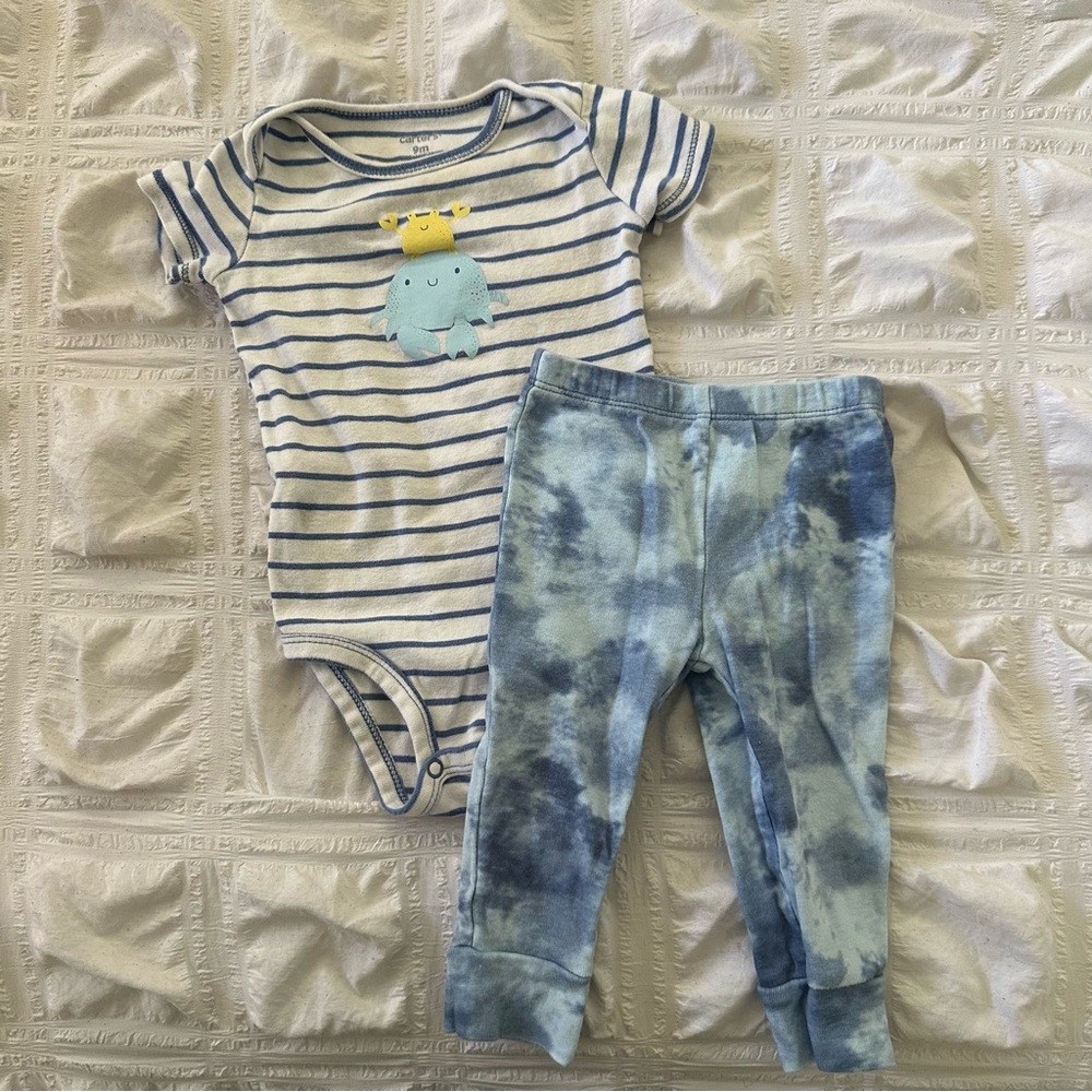 Carter’s Infant Boy Outfit Size 9 Months